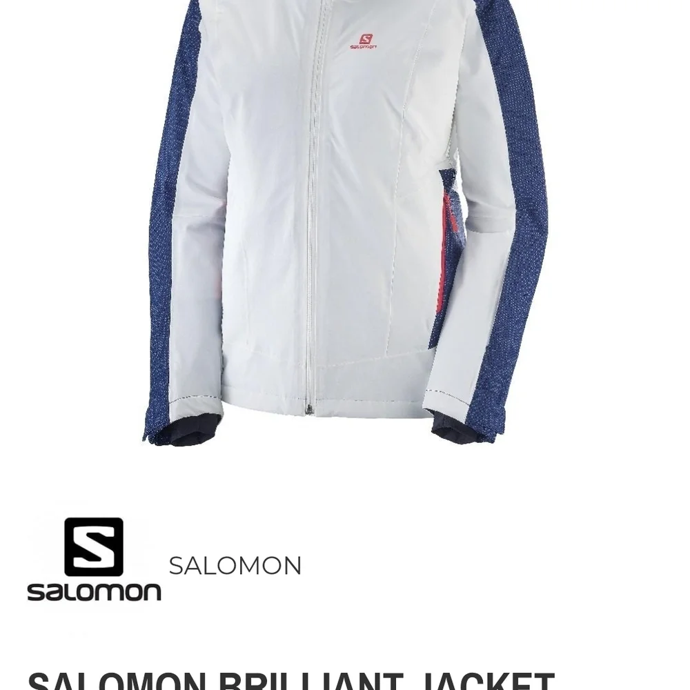 Salomon Brillant Damen Detachable Hooded Ski Jacket Sz S - Picture 2 of 10
